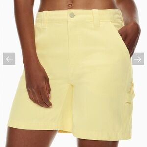 NWOT - TNA - Greenwich 7” Shorts - Yellow - 00